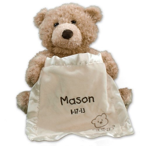 Oso de peluche personalizado "Peek A Boo" - de Gund