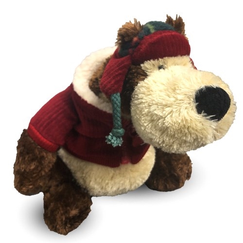 Oso de peluche navideño Goober Jr. no personalizado - 25 cm
