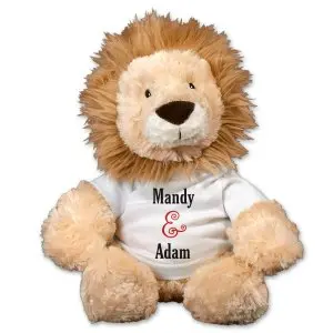 Couples Lion - 12" (11 inch teddy)