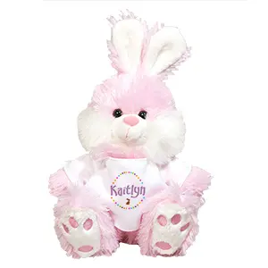 Conejito de Pascua rosa personalizado - 10 "