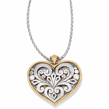 Collar reversible de corazón Roccoco
