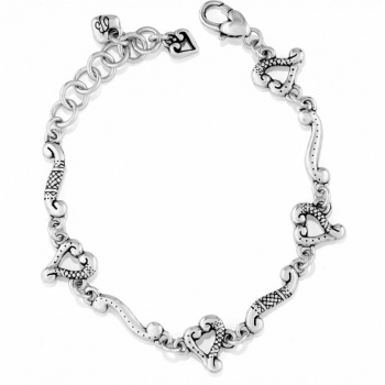 Pulsera toscana con grabado en el corazón