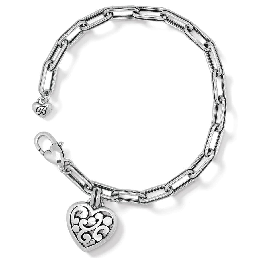 Pulsera Contempo con eslabones en forma de corazón
