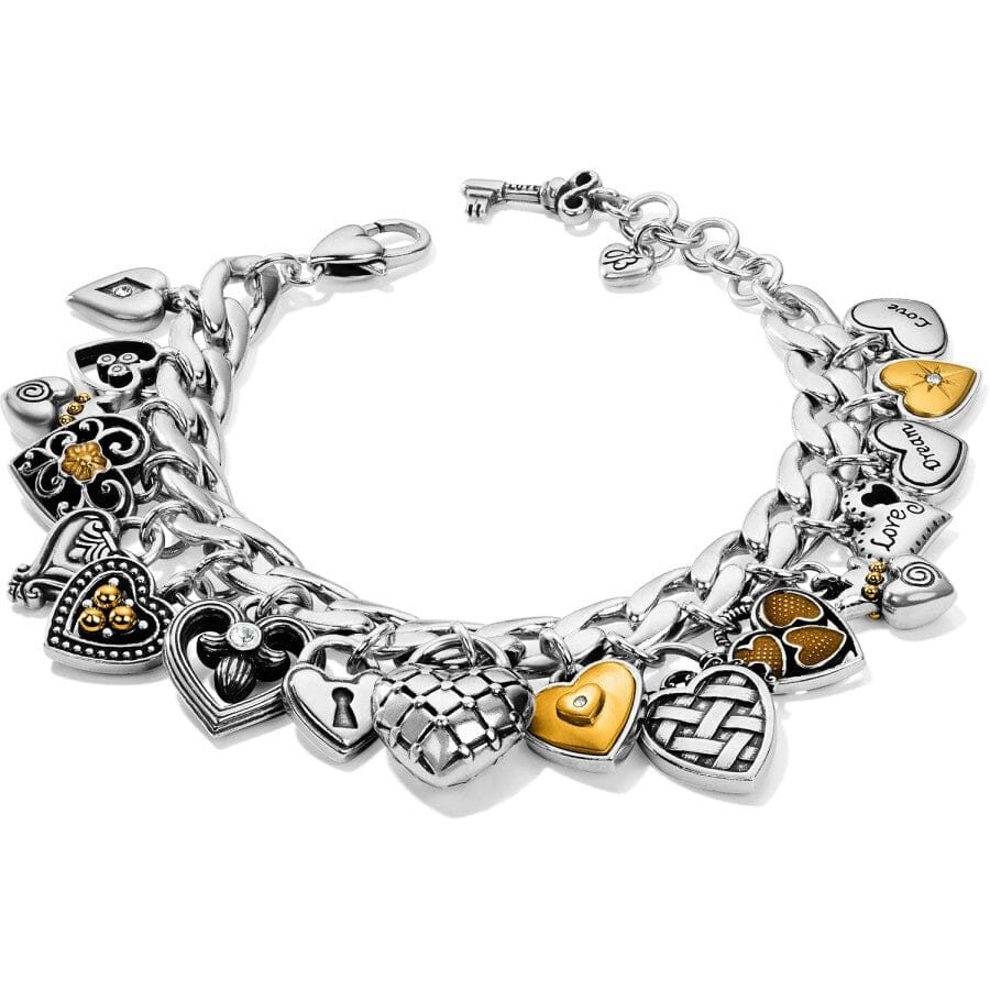 Pulsera con dije de un corazón