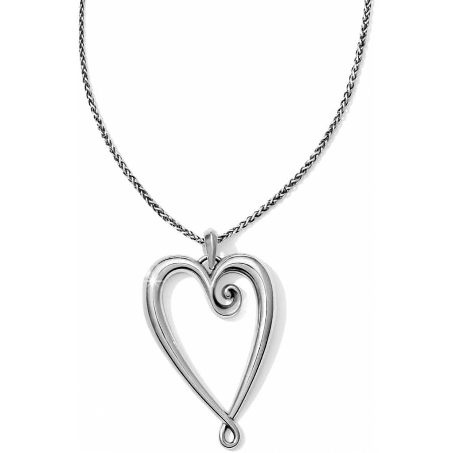 Collar convertible con forma de corazón caprichoso