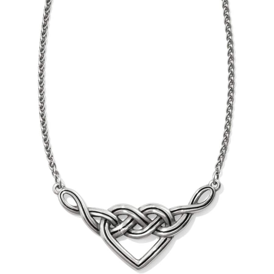Collar con colgante en forma de corazón Interlock V