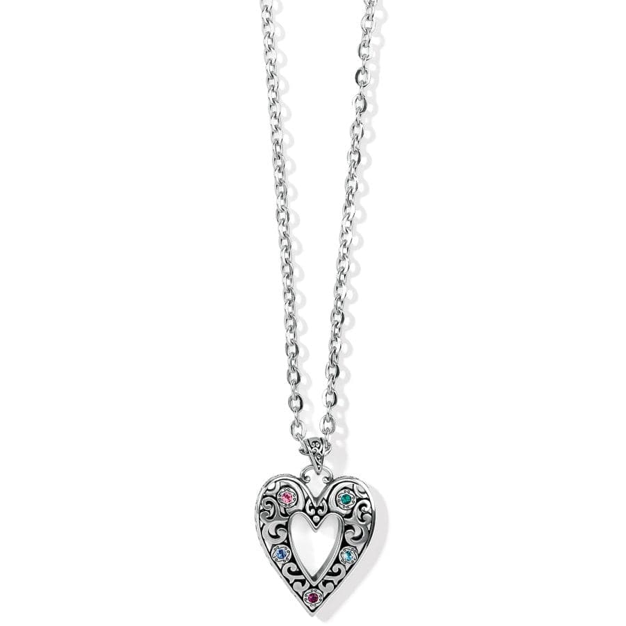 Collar grande con forma de corazón de Elora Gems