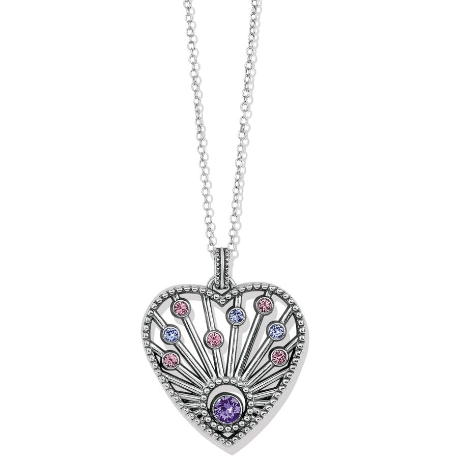 Collar con corazón Halo Radiance