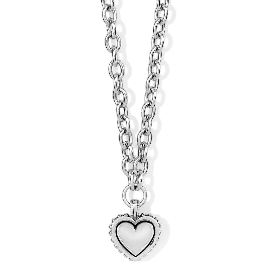 Collar con corazón bonito, resistente y audaz