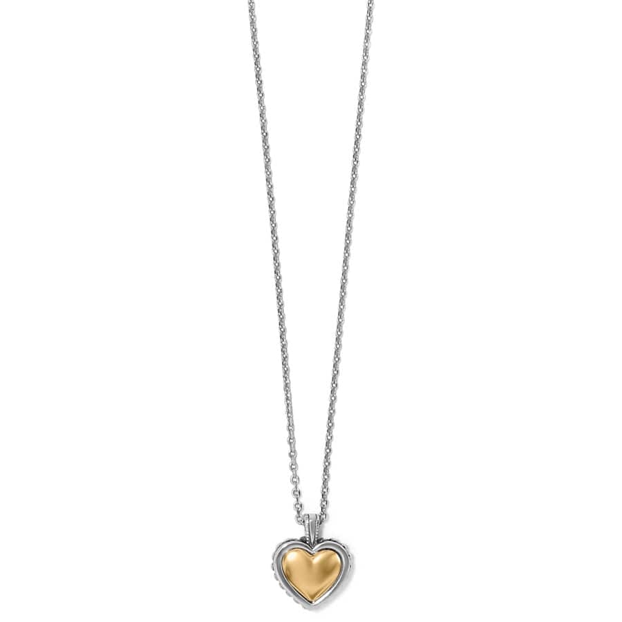 Collar pequeño con corazón bicolor, bonito, resistente y llamativo