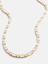 Collar de tenis ajustable Kerri de oro de 18 quilates
