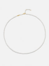 Collar Ashley de oro de 18 quilates y perlas