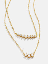 Collar Danielle de oro de 18 quilates en capas