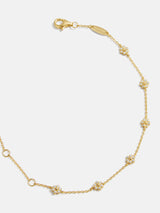 Pulsera Daisy de oro de 18 quilates