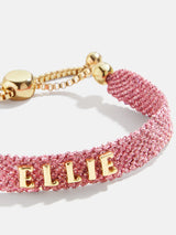 Pulsera de la amistad metálica tejida a medida