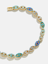Pulsera de tenis del mal de ojo