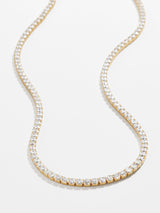 Collar de tenis Bennett de oro de 18 quilates