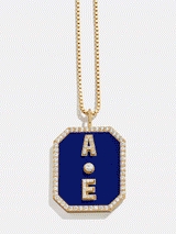 Collar reversible personalizado con placa de identificación para perro, oro de 18 quilates.