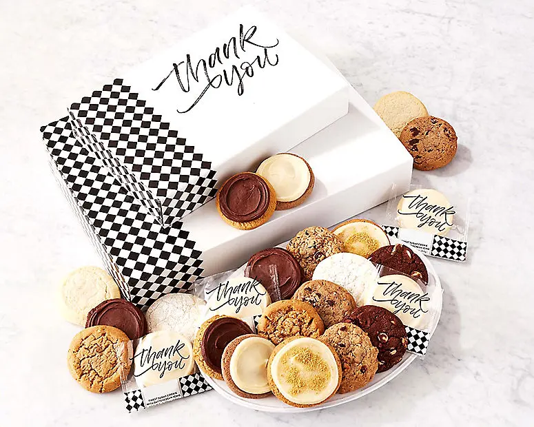 Caja de regalo de agradecimiento - 12 galletas surtidas