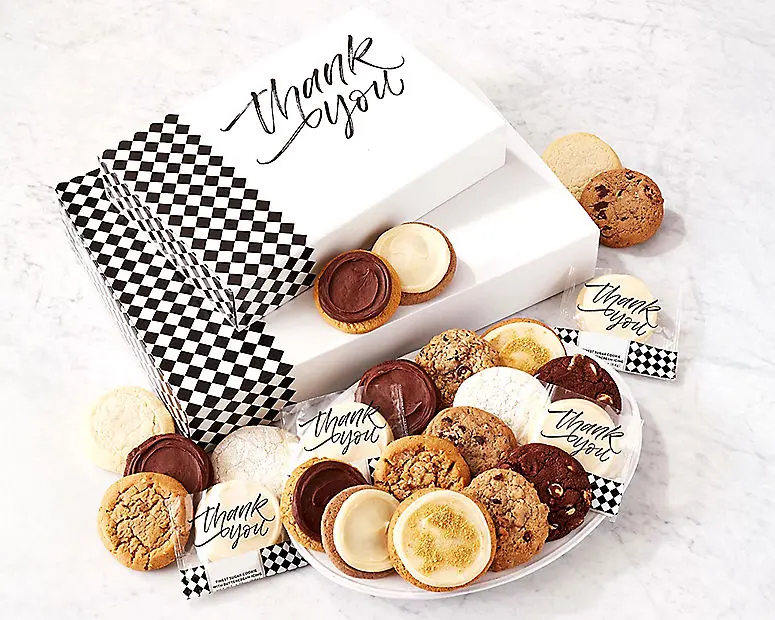 Caja de regalo de agradecimiento - 24 galletas surtidas