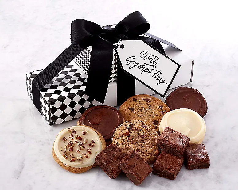 Paquete de degustación "Con motivo de la condolencia": galletas y brownies.