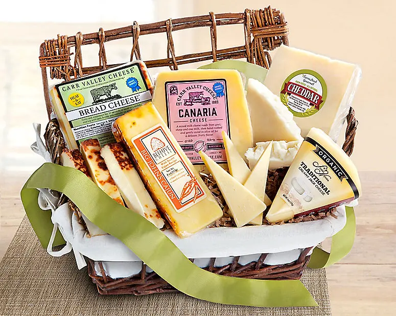 Caja de regalo de colección de queso artesanal