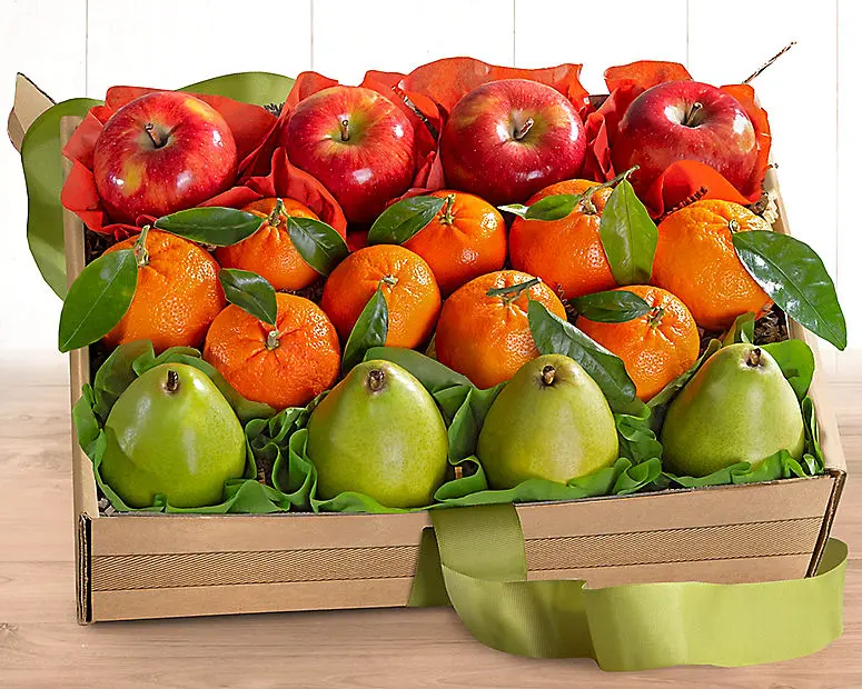 Colección de frutas del trío de California