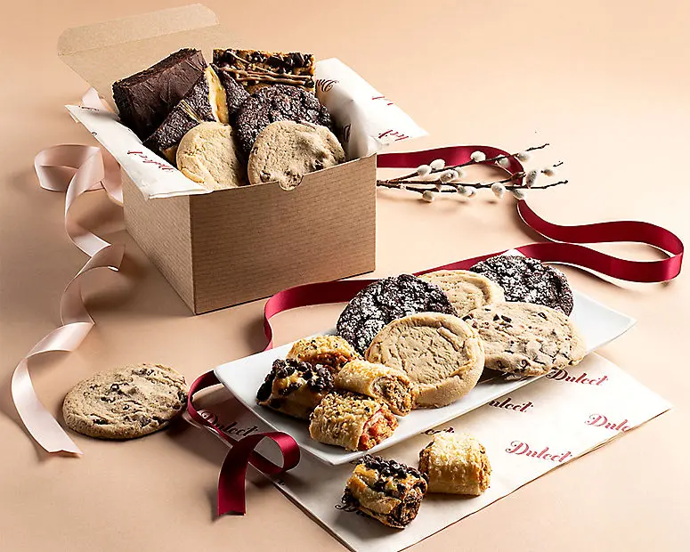 Surtido de pasteles clásicos para regalo
