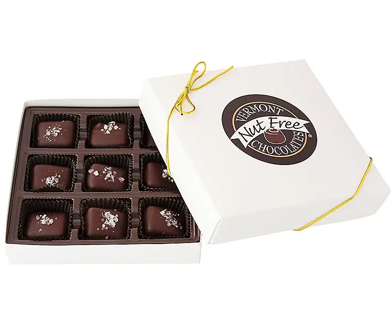 Caramelos de sal marina oscura (9 unidades) - Sin frutos secos