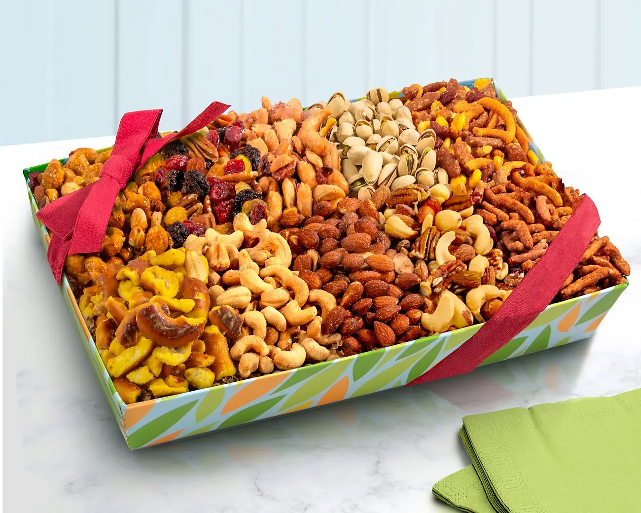 Cesta de refrigerios salados Deluxe