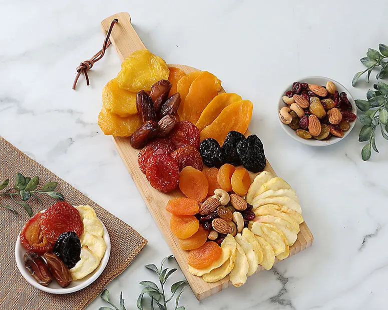Frutos secos y nueces - Tabla de cortar para botellas de vino