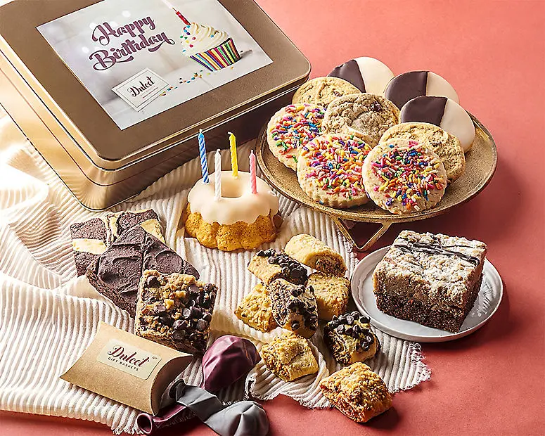 Feliz cumpleaños, lata de panadería