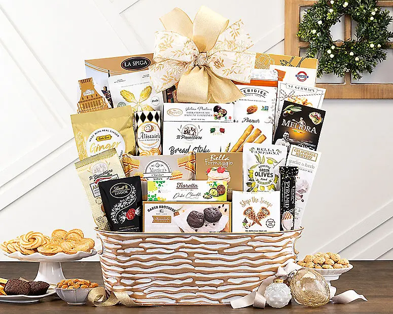 Muchas gracias canasta de regalo gourmet