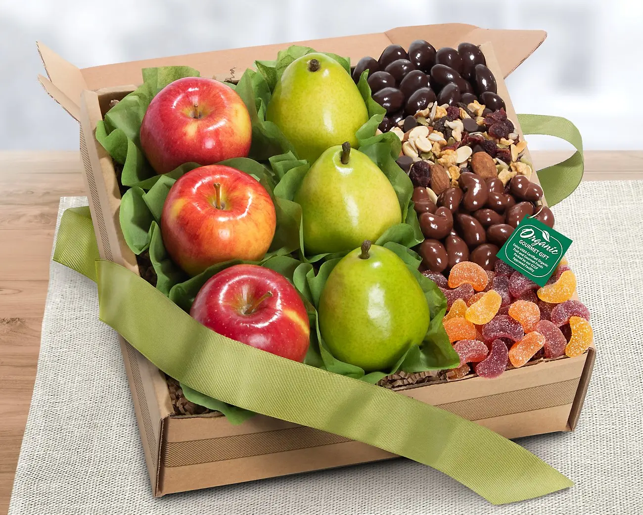 Frutas frescas orgánicas y productos favoritos
