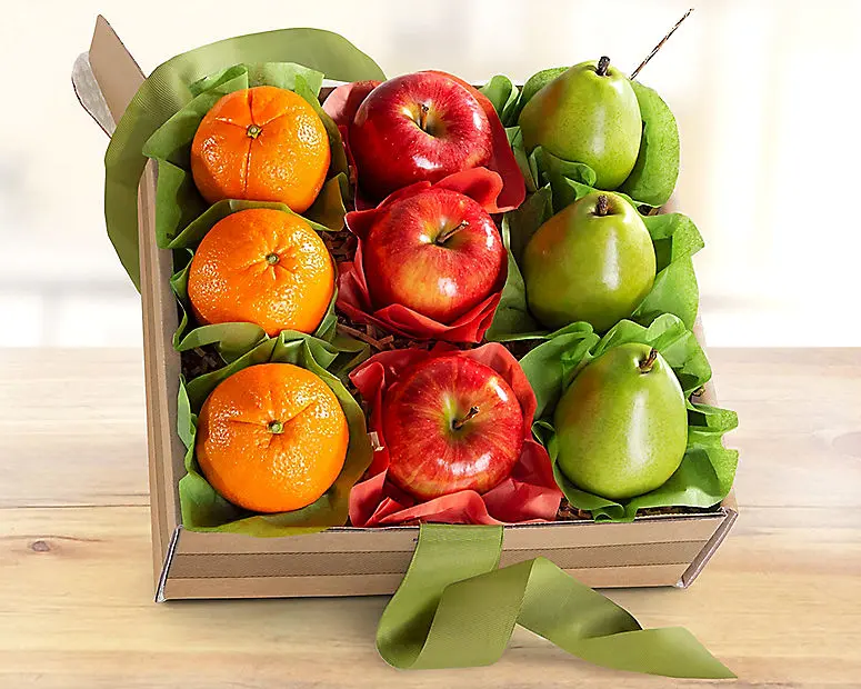 Surtido de frutas para regalo de jubilación