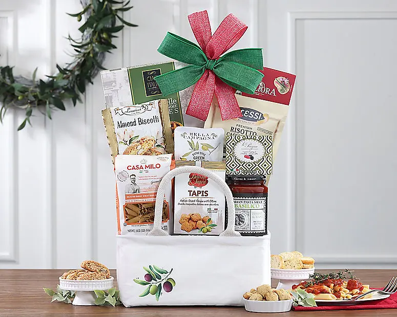 Cesta de regalo con sabor a Italia