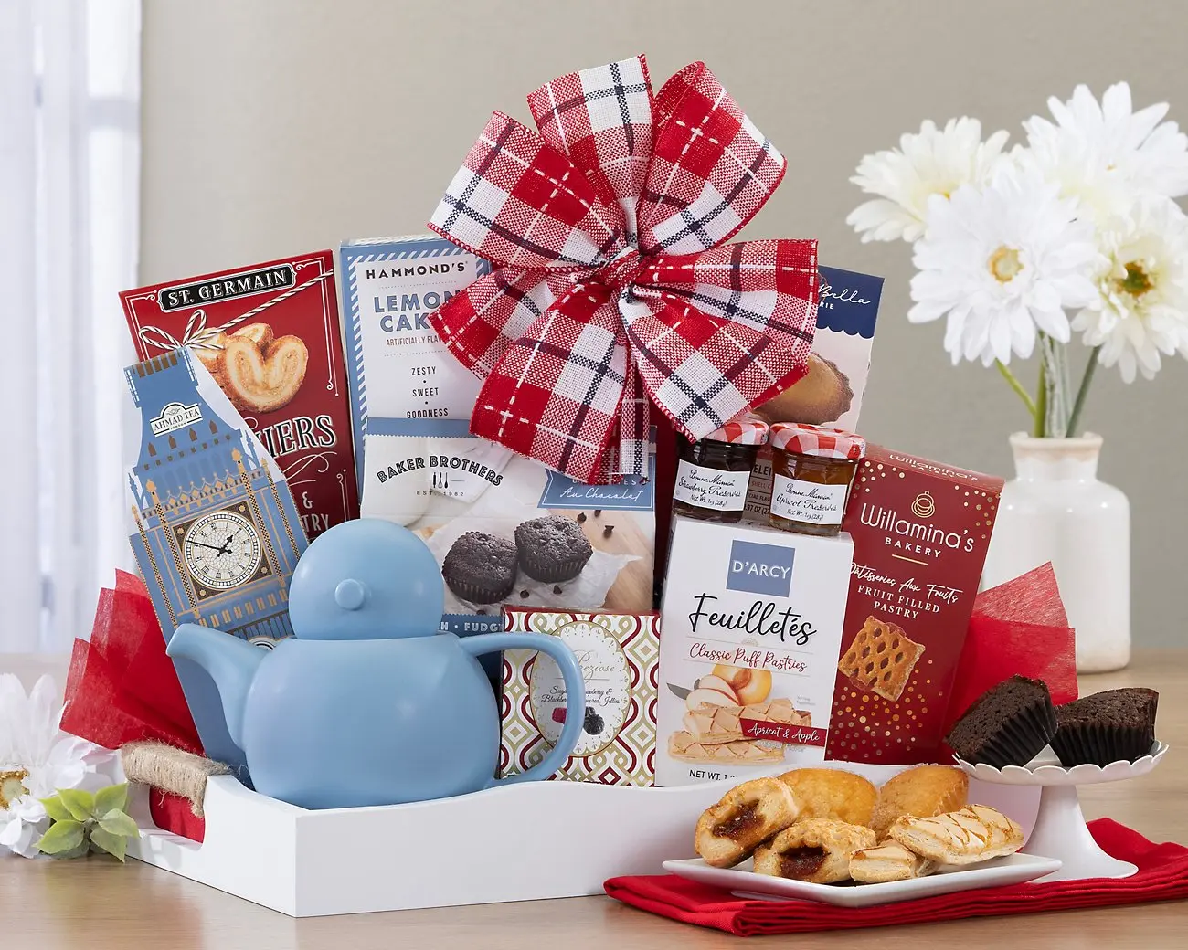 Colección navideña de té y desayuno