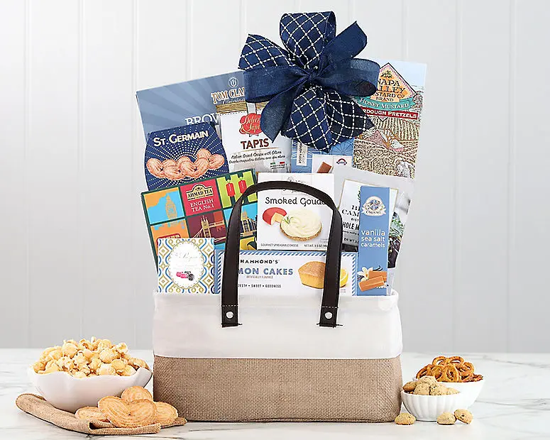La cesta de regalo Gourmet Delight