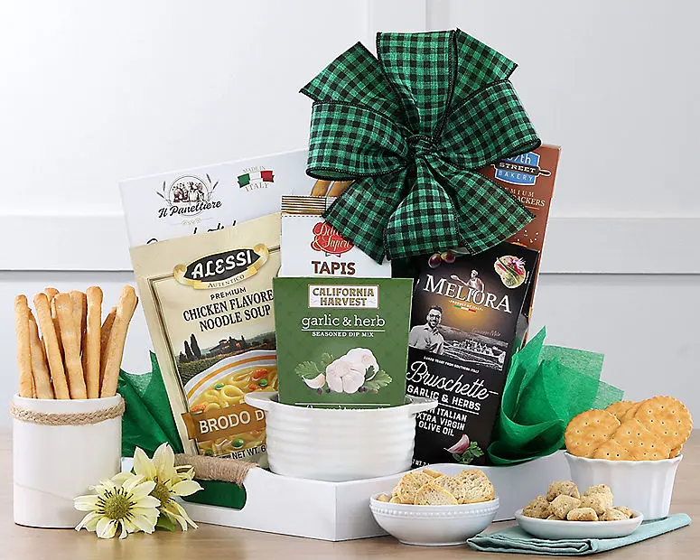 Cesta de regalo de sopa