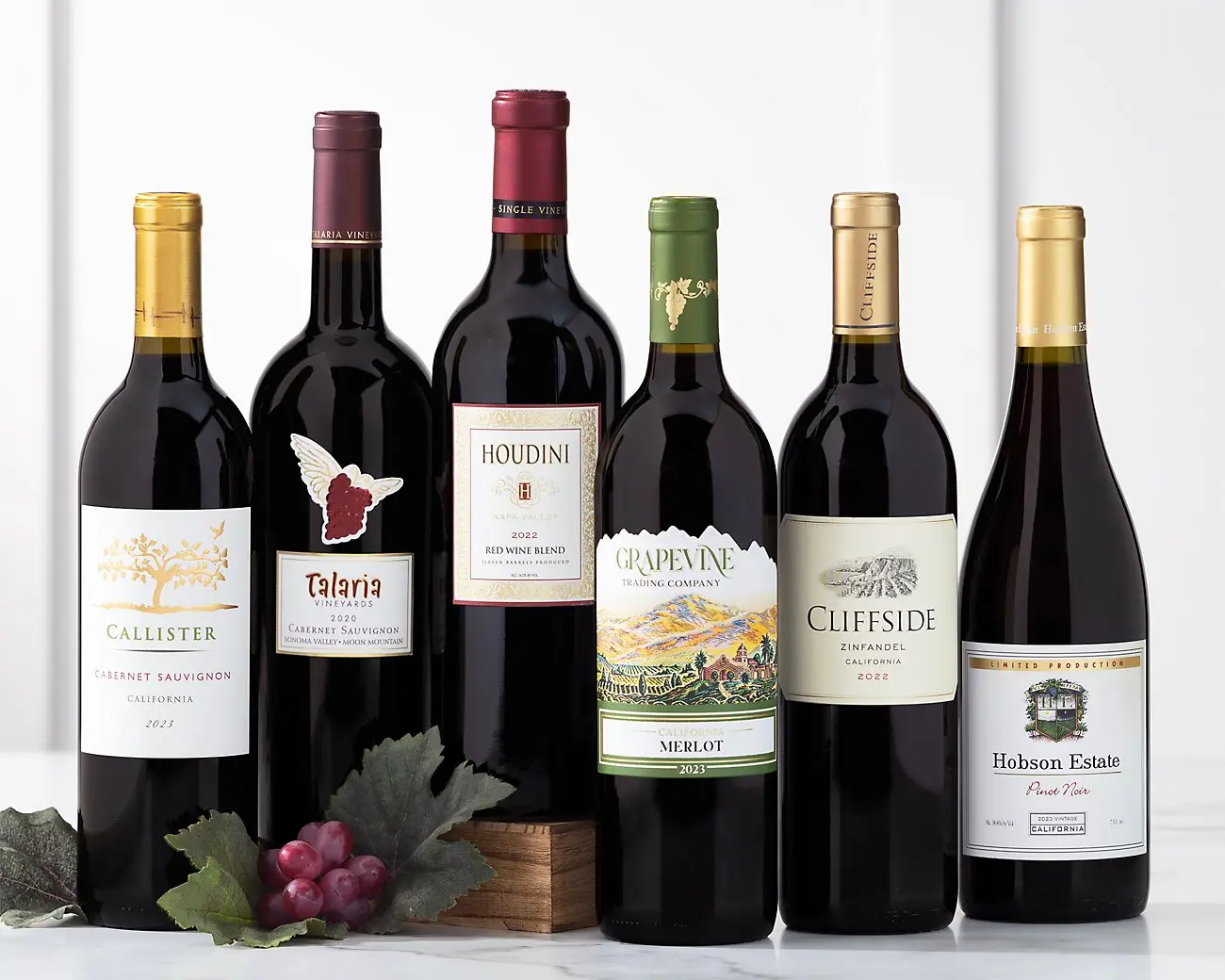 Colección de vino tinto de California