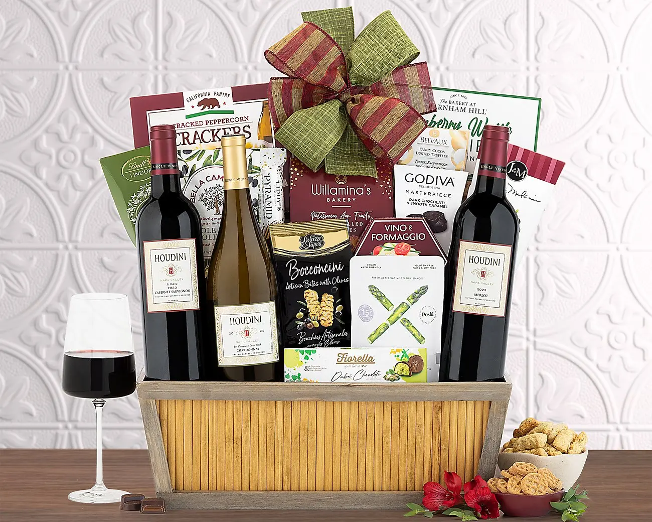 Canasta de vinos Houdini Napa Valley Trio