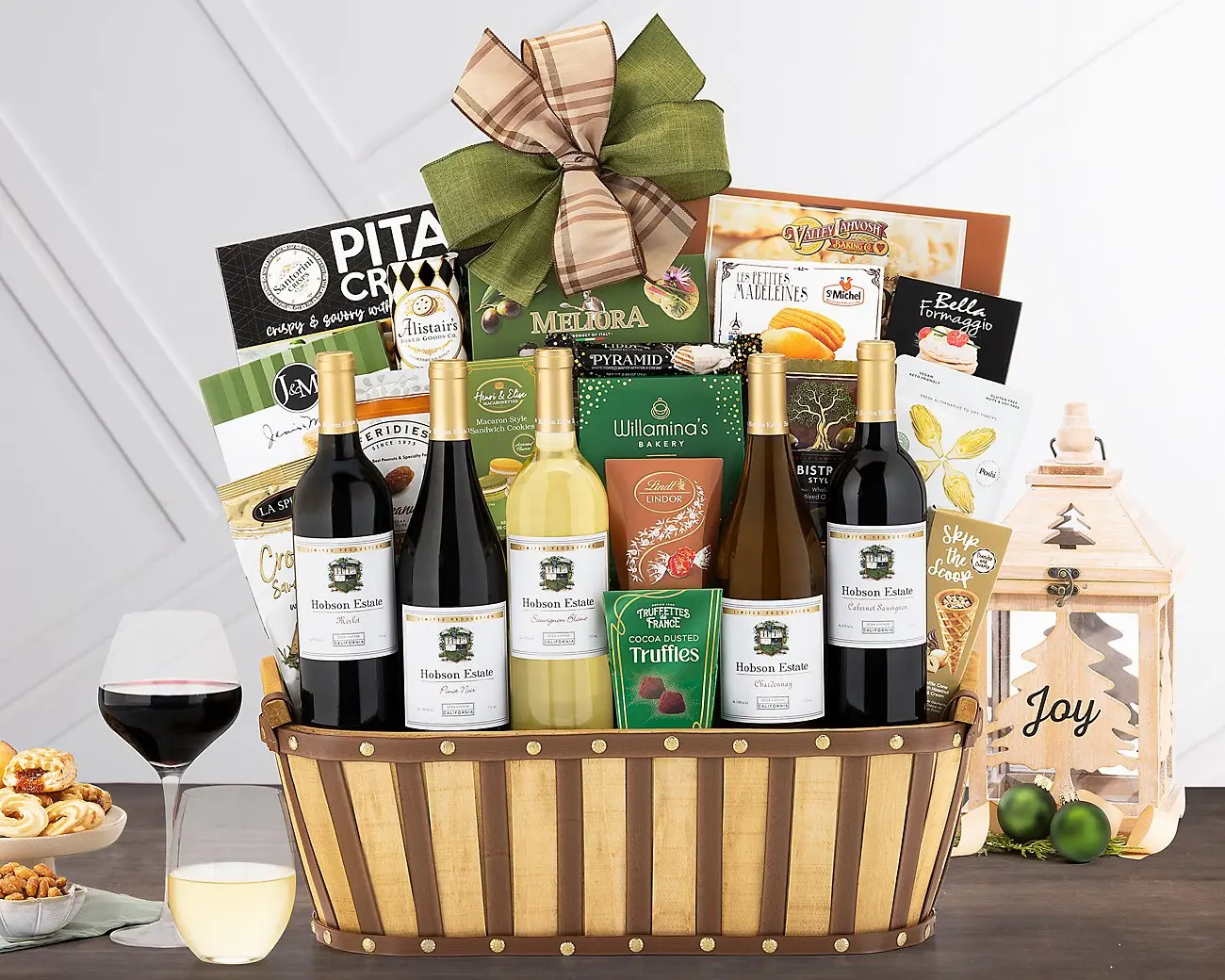 Cesta de vino Crossridge Peak California Collection