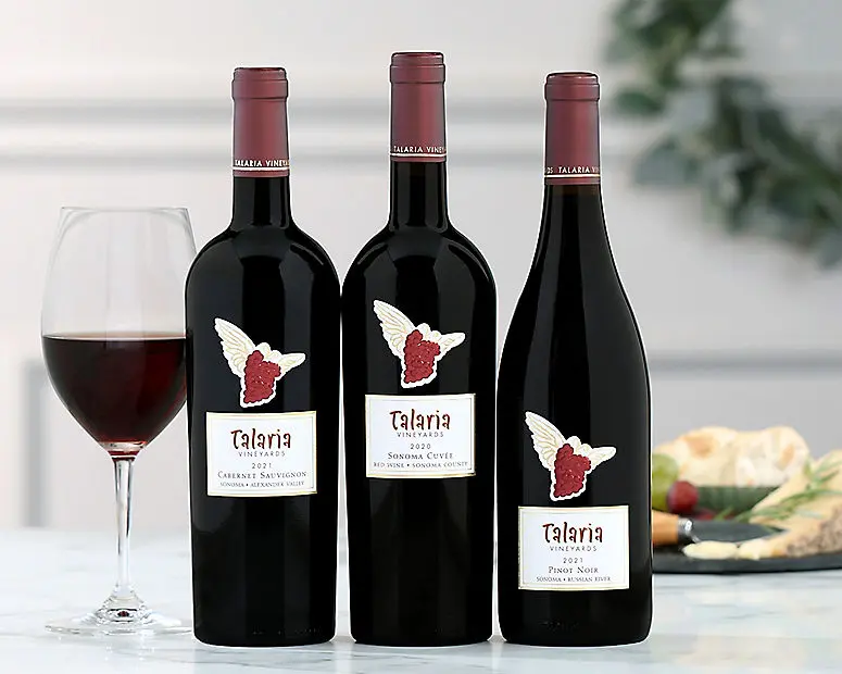 Trío de viñedos Talaria Sonoma