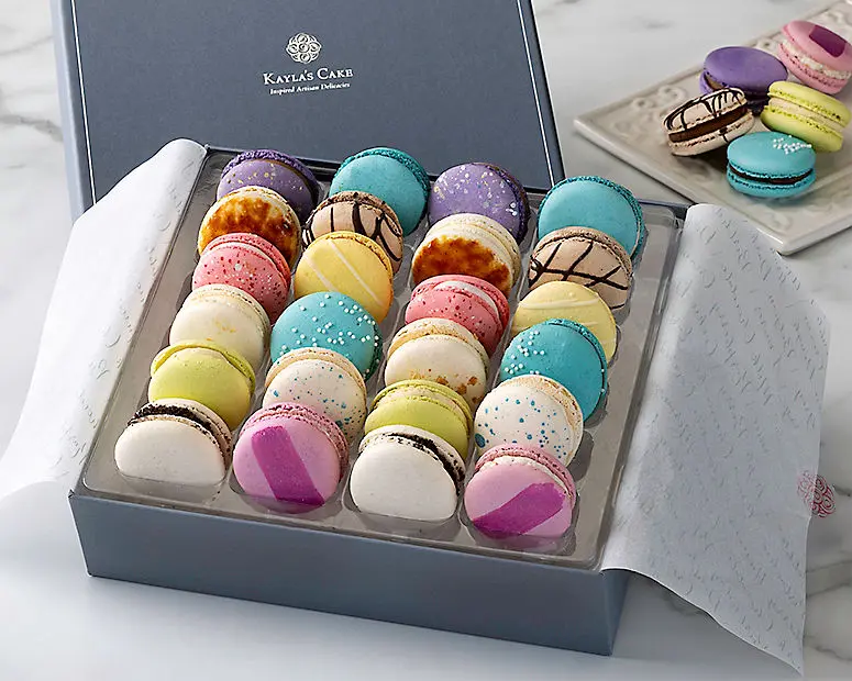 Caja Premium de 24 Macarons de la Pastelería Kayla