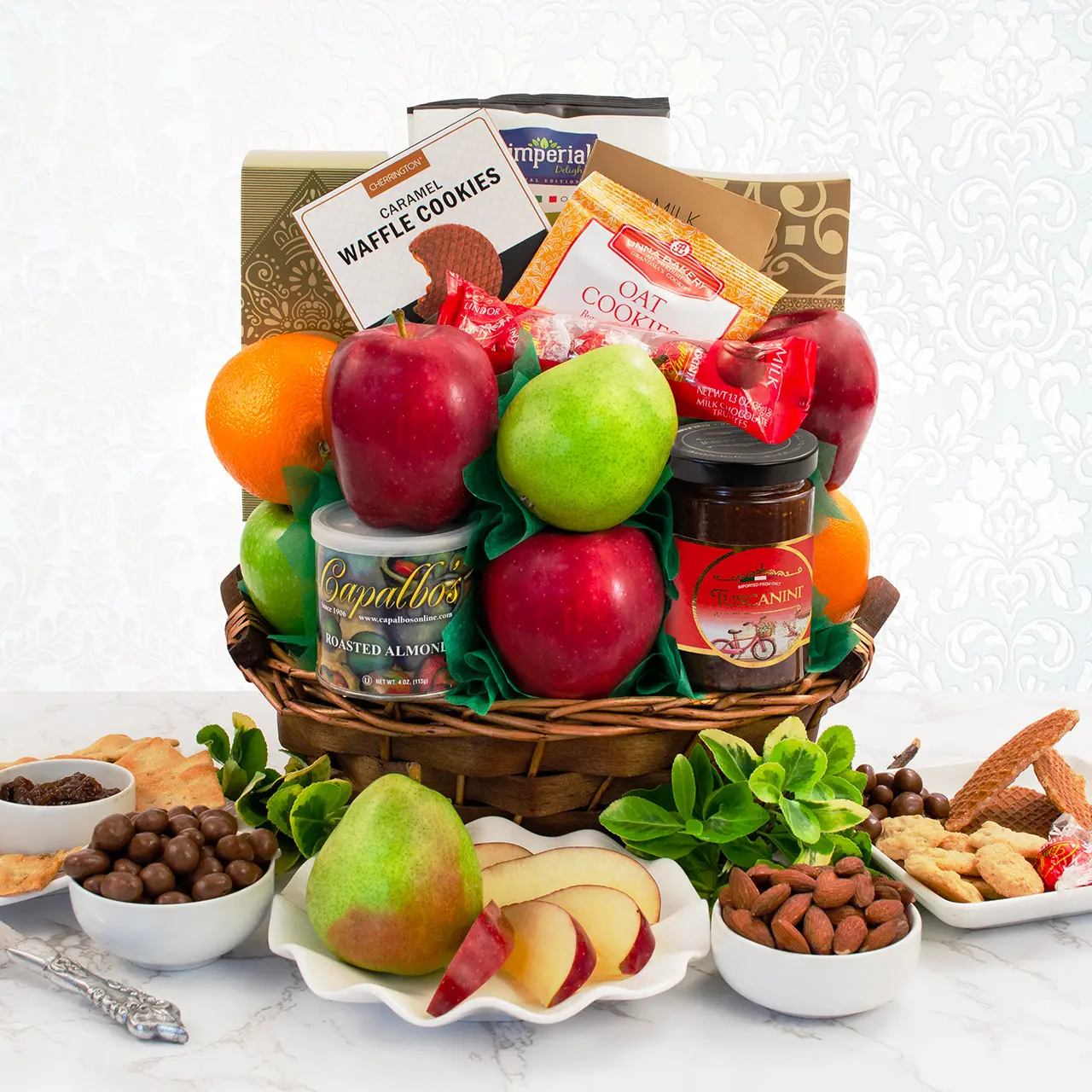 Pensamientos y oraciones Kosher Shiva Fruit Gift Basket
