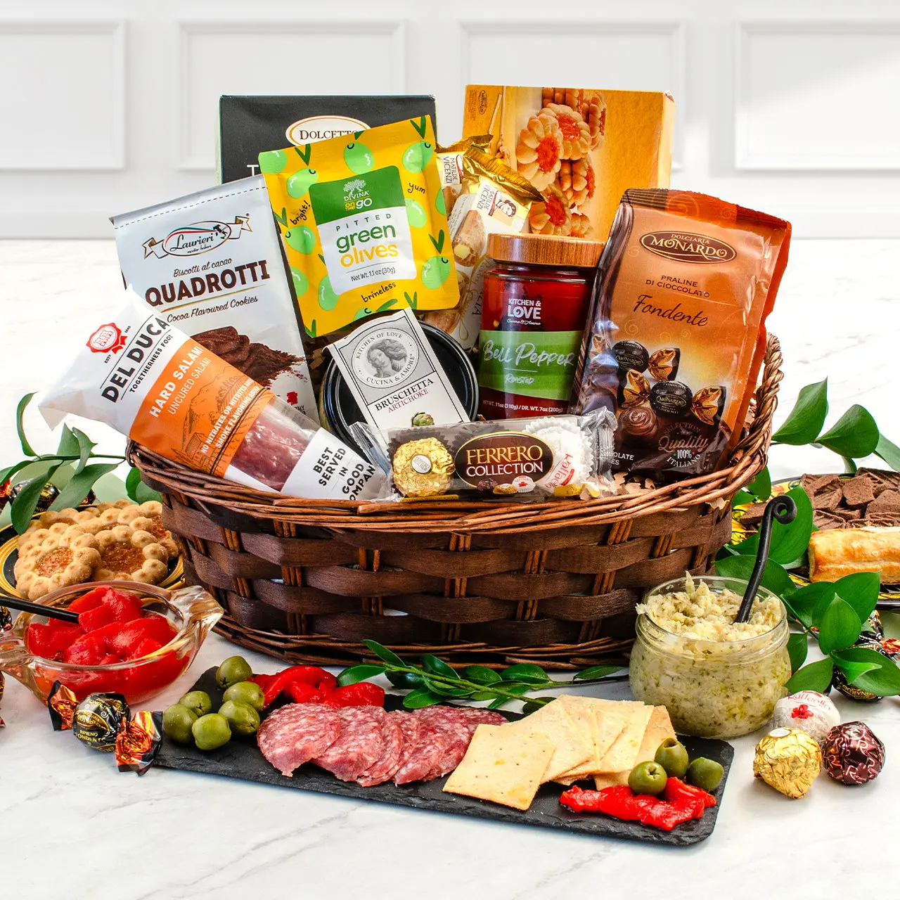 Canasta Regalo Gourmet Italian Temptations