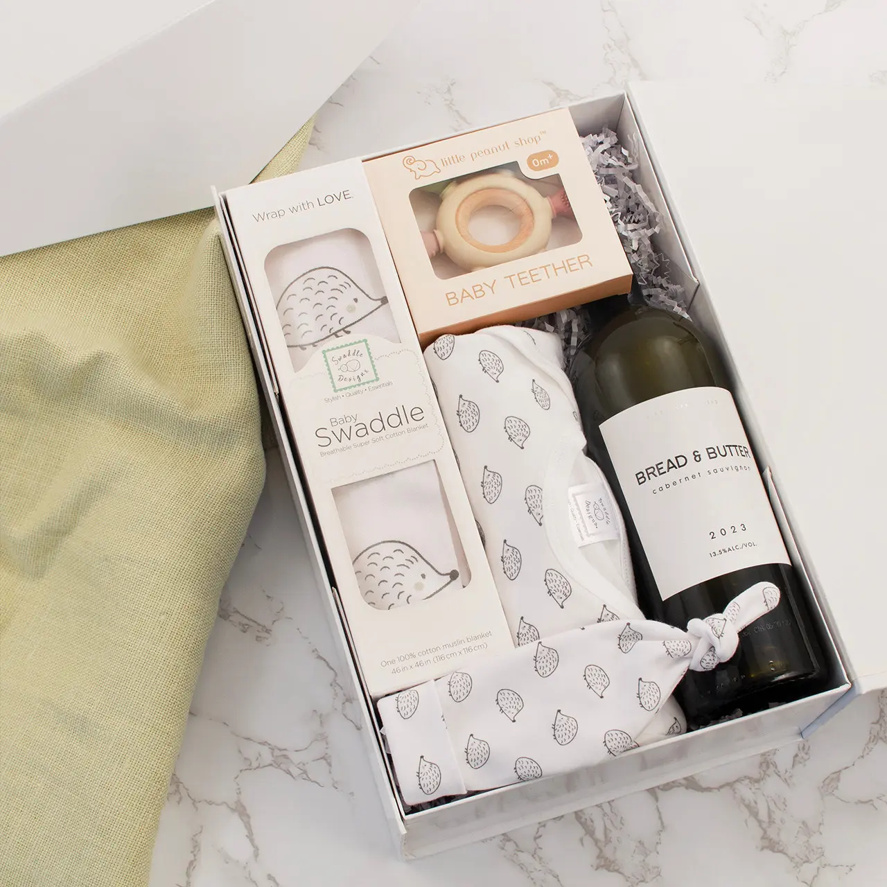 Set de regalo relajante de erizos y Cabernet