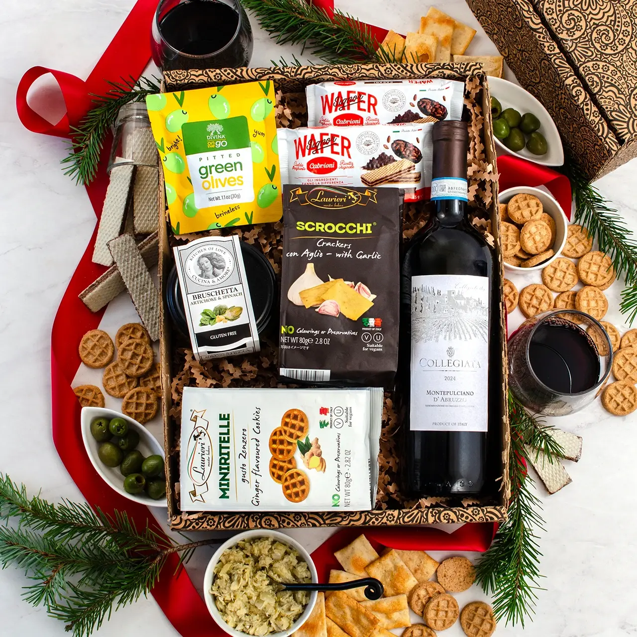 Caja regalo vino Cucina Italiana