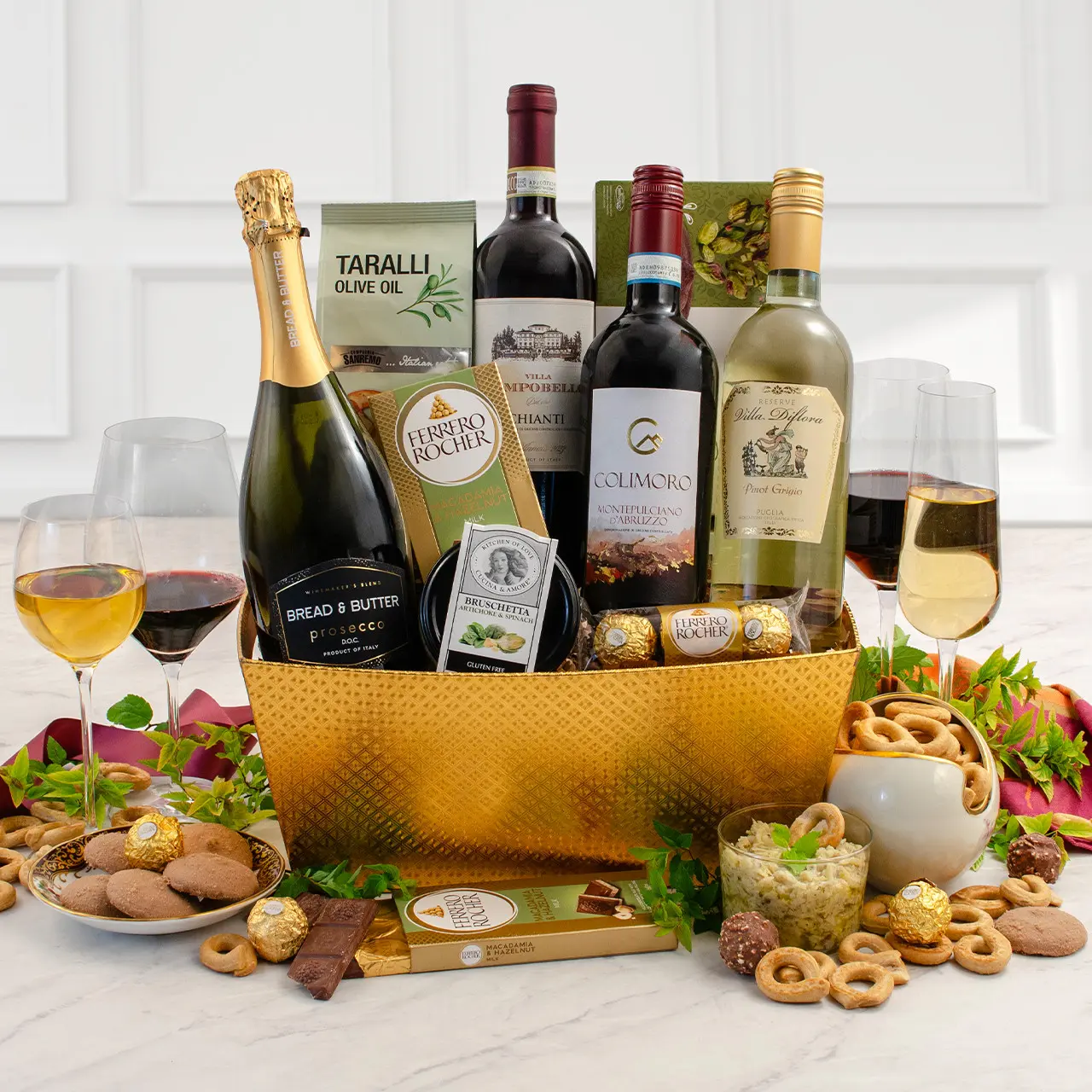 Canasta de regalo Bella Italia Vino Wine 1