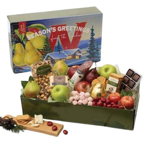 Caja de regalo de granja vintage